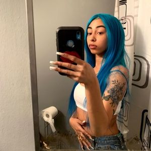 22inch human hair wig average size